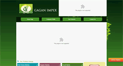 Desktop Screenshot of gaganimpex.com